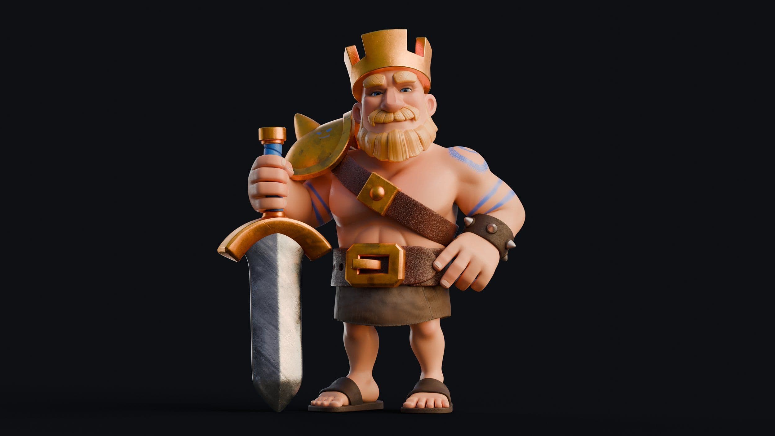 KING - Animated 3D Character Model for Film